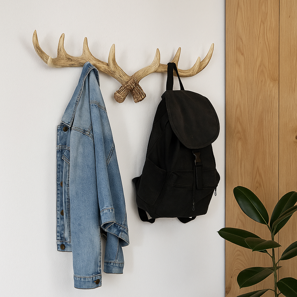 Antler-Shaped Wall Hook
