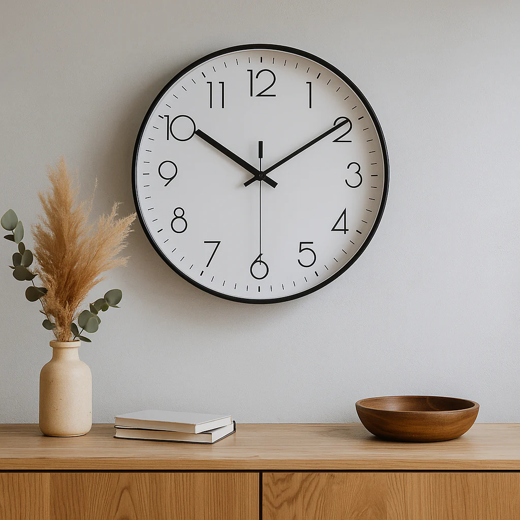 Minimalist Nordic Wall Clock